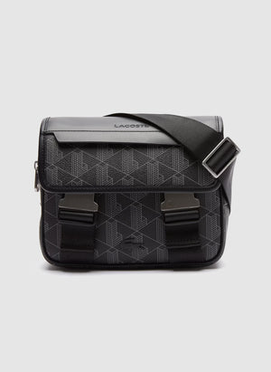 Monogramm Messenger Bag - Black