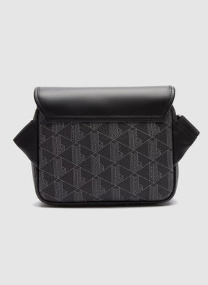Monogramm Messenger Bag - Black