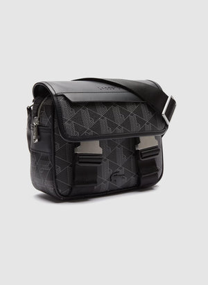 Monogramm Messenger Bag - Black