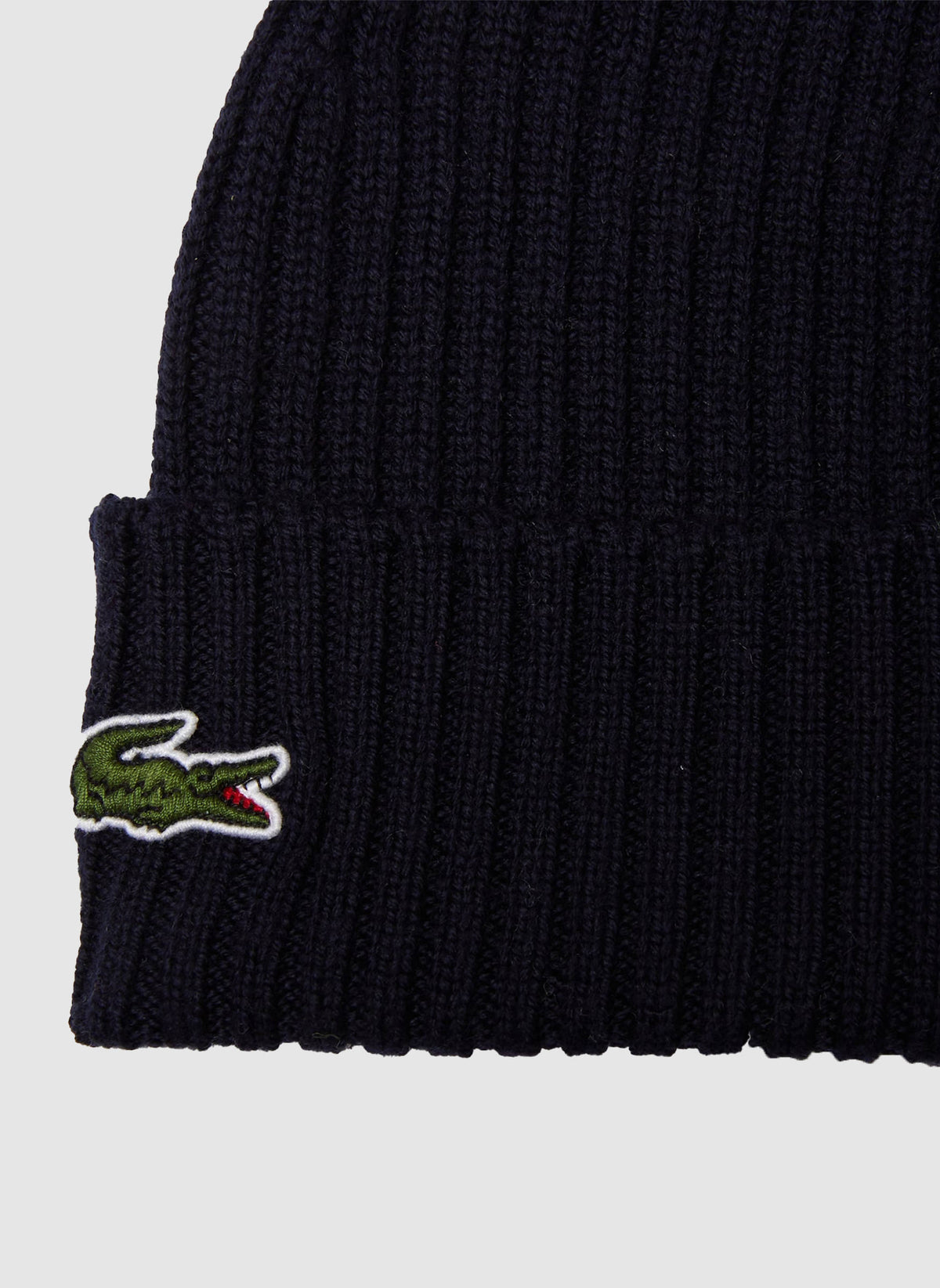Wool Logo Beanie - Navy