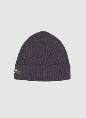 Wool Logo Beanie - Pitch Chine