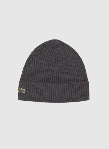Wool Logo Beanie - Pitch Chine