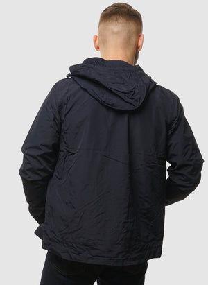 Zip Through Hooded Jacket - Dark Navy