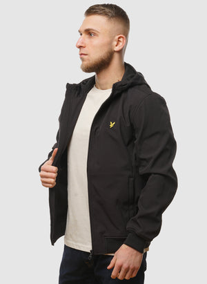 Mesh Back Softshell Jacket - Jet Black