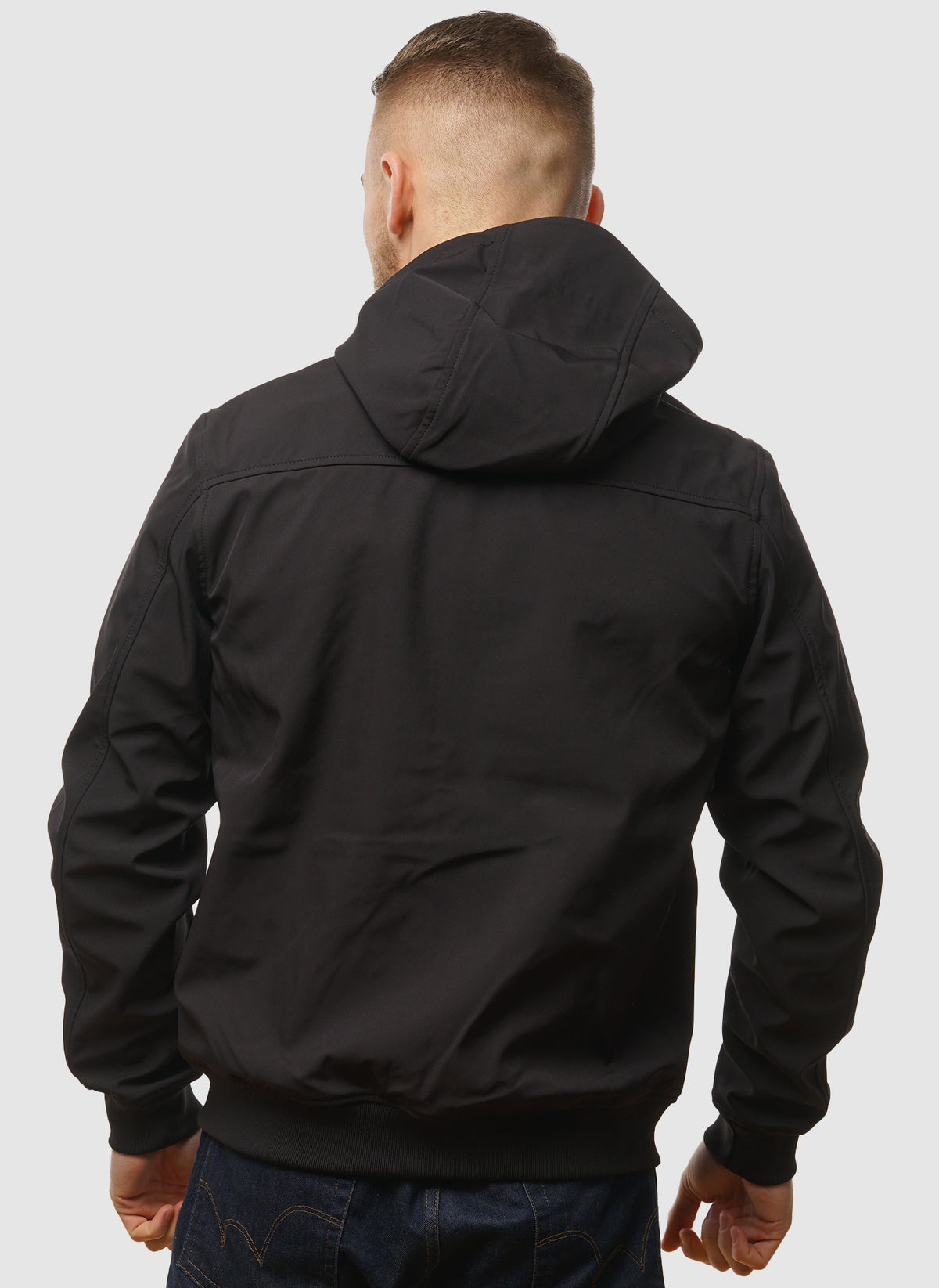 Mesh Back Softshell Jacket - Jet Black