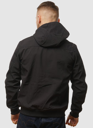 Mesh Back Softshell Jacket - Jet Black