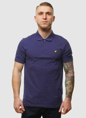 Plain Poloshirt - Deep Indigo