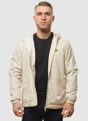 Zip Through Hooded Jacket - Cove