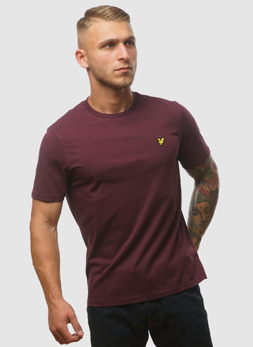 Plain T-Shirt - Burgundy