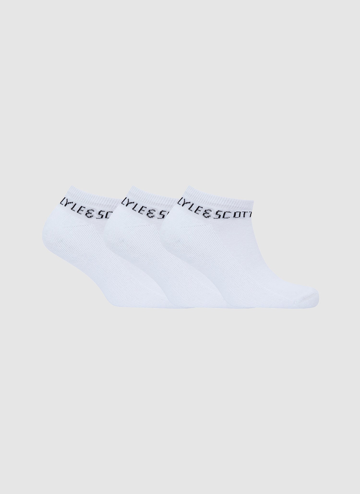 3 Pack Chester Ankle Socks - Bright White