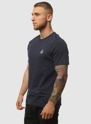 British Style Graphic T-Shirt - Midnight Navy