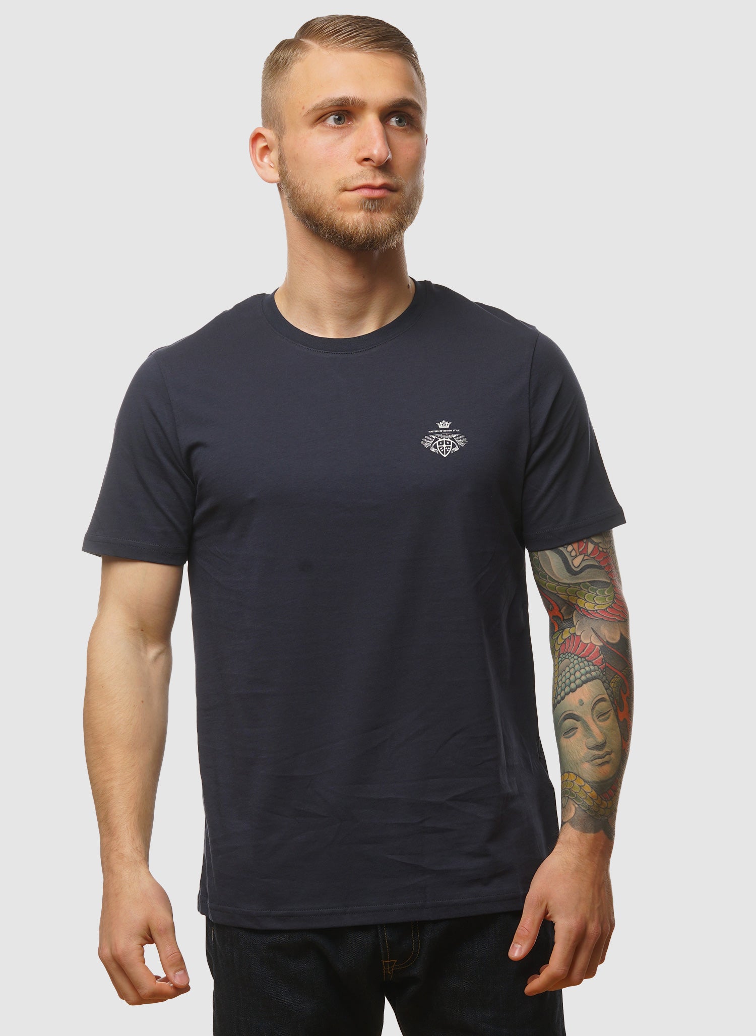 British Style Graphic T-Shirt - Midnight Navy
