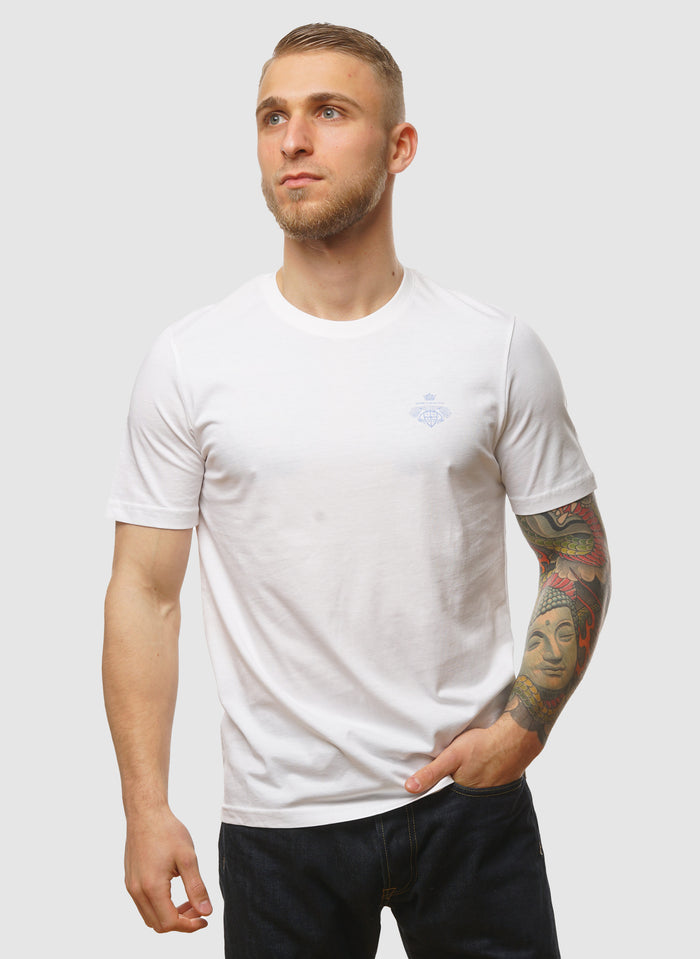 British Style Graphic T-Shirt - White