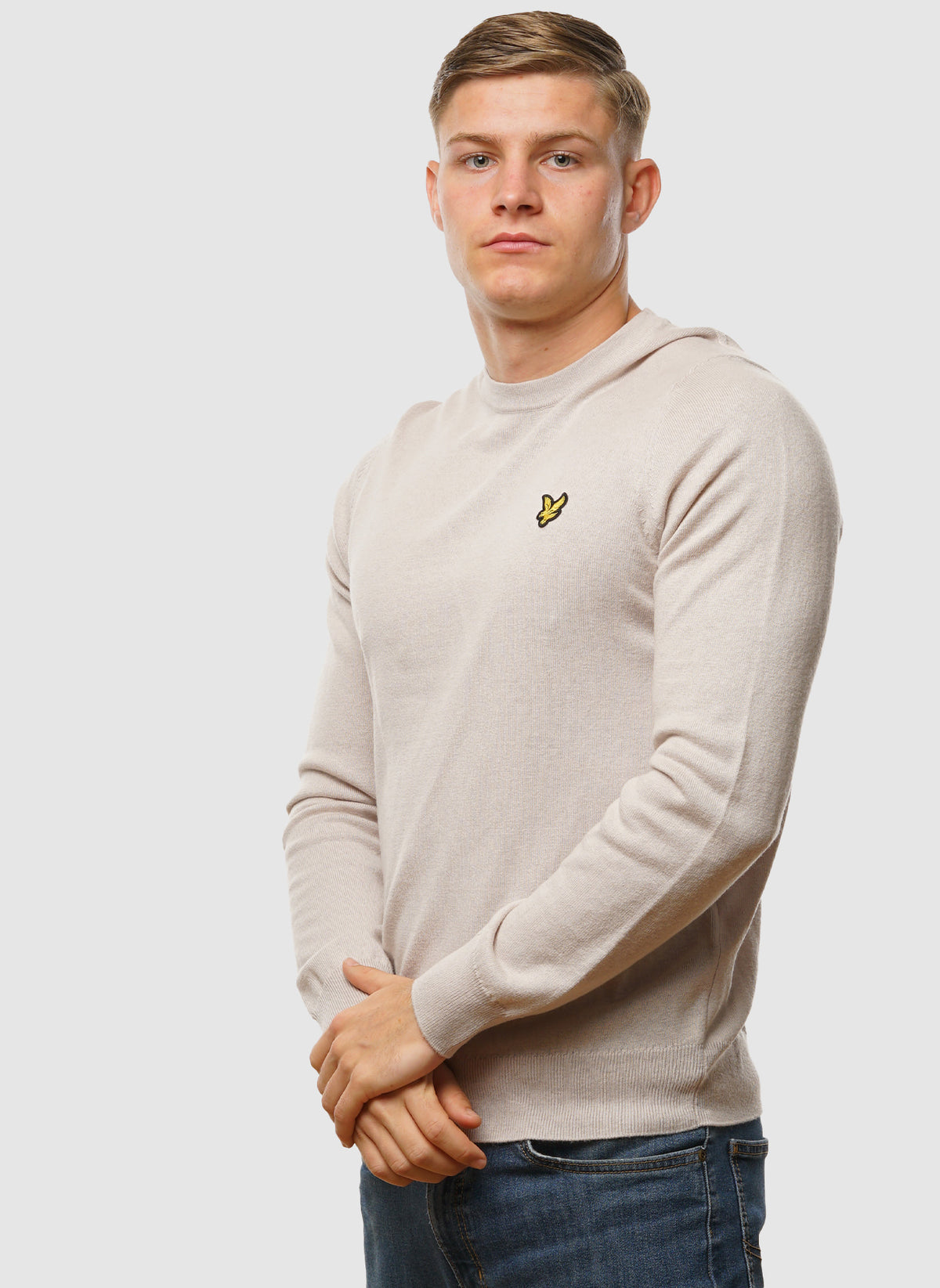 Cotton Merino 12gg Jumper - Cove