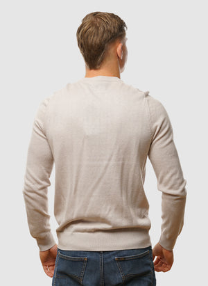 Cotton Merino 12gg Jumper - Cove