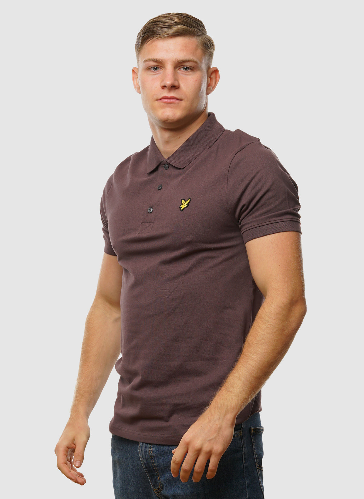 Plain Poloshirt - Espresso