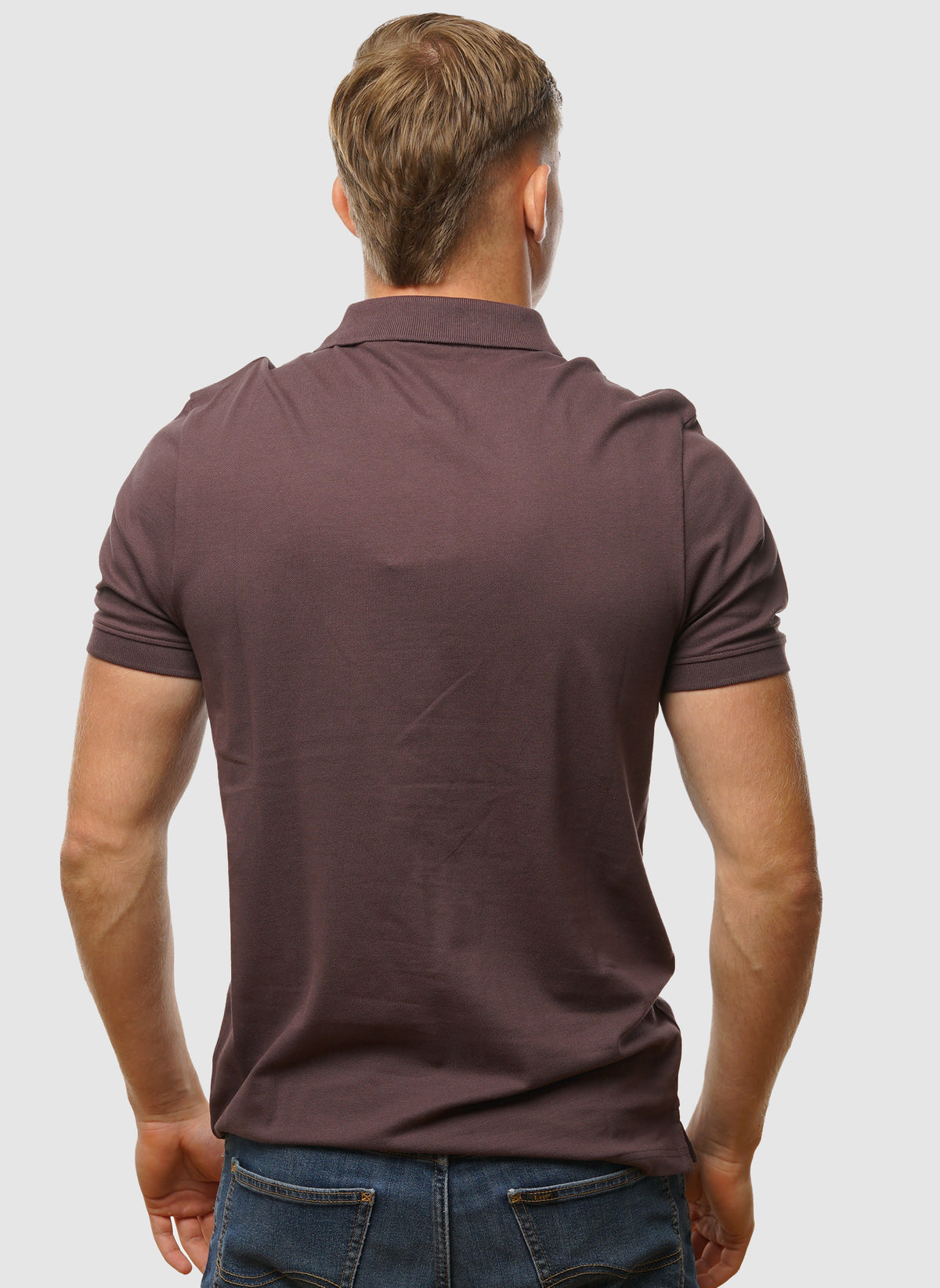 Plain Poloshirt - Espresso