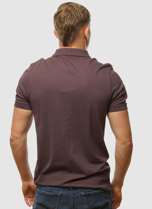 Plain Poloshirt - Espresso