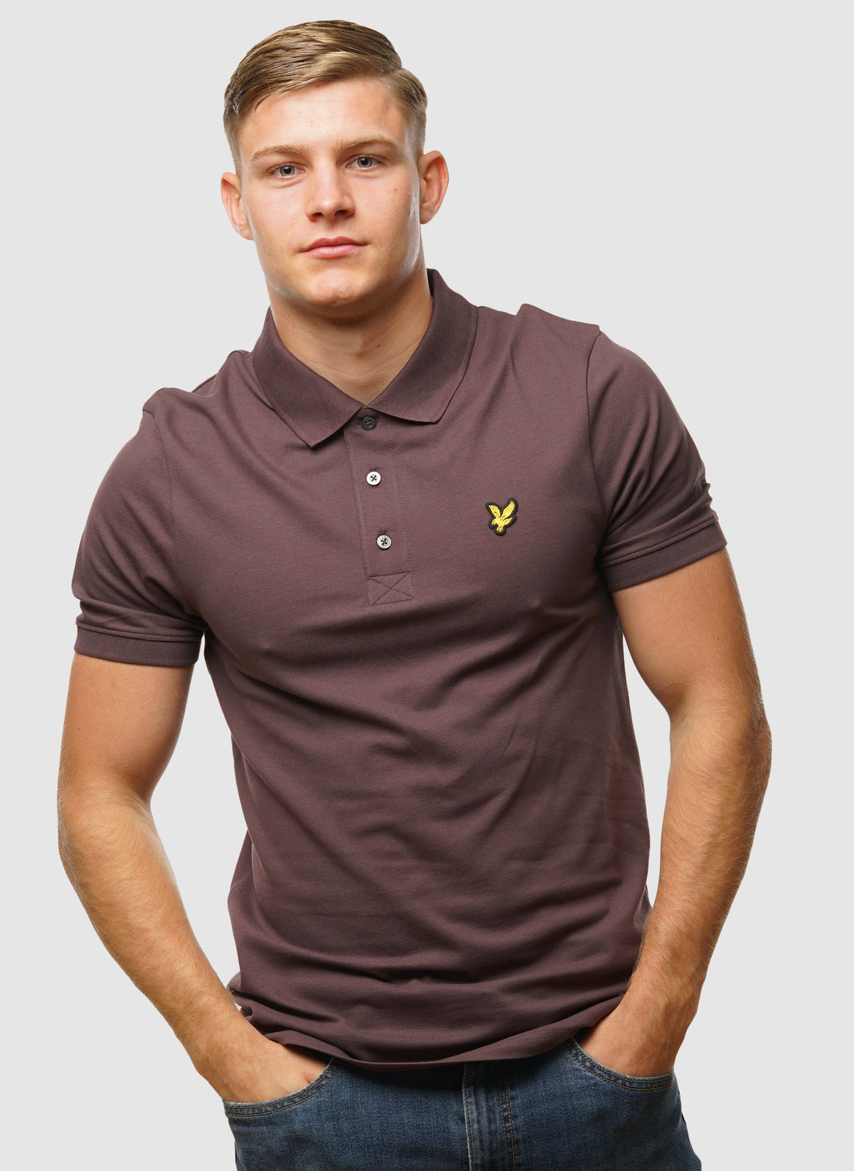 Plain Poloshirt - Espresso