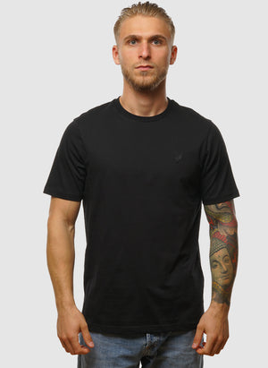 Tonal Eagle T-Shirt - Jet Black