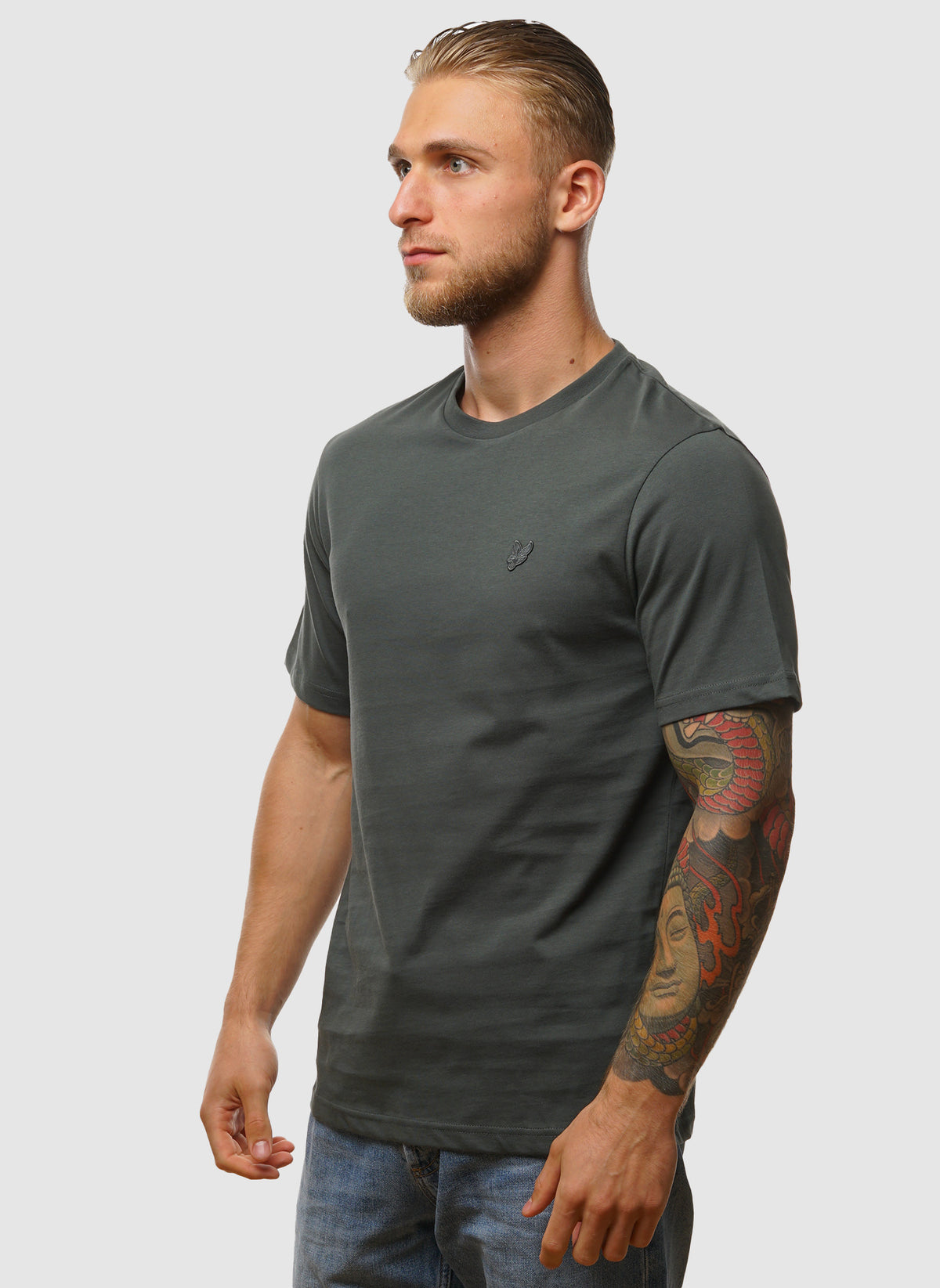 Tonal Eagle T-Shirt - Black Water