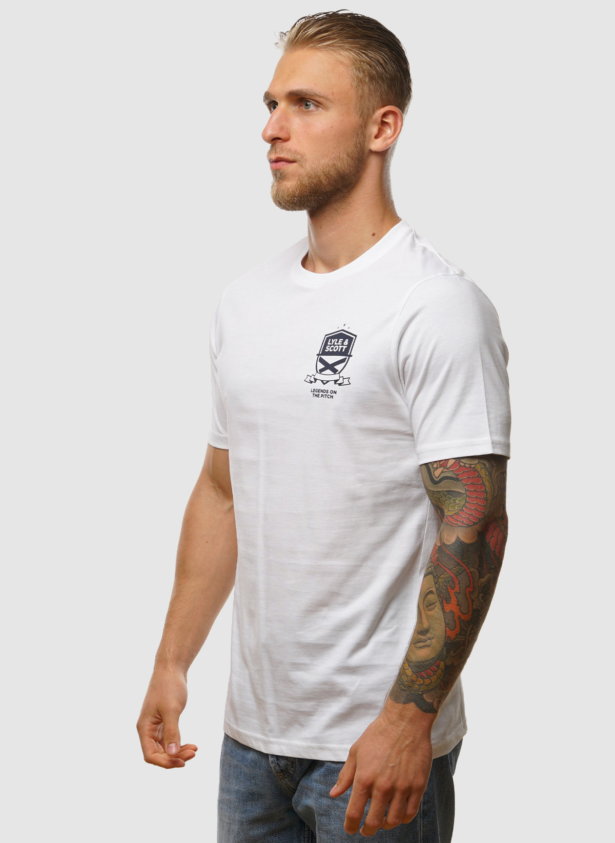 Legends On The Pitch Graphic T-Shirt - White