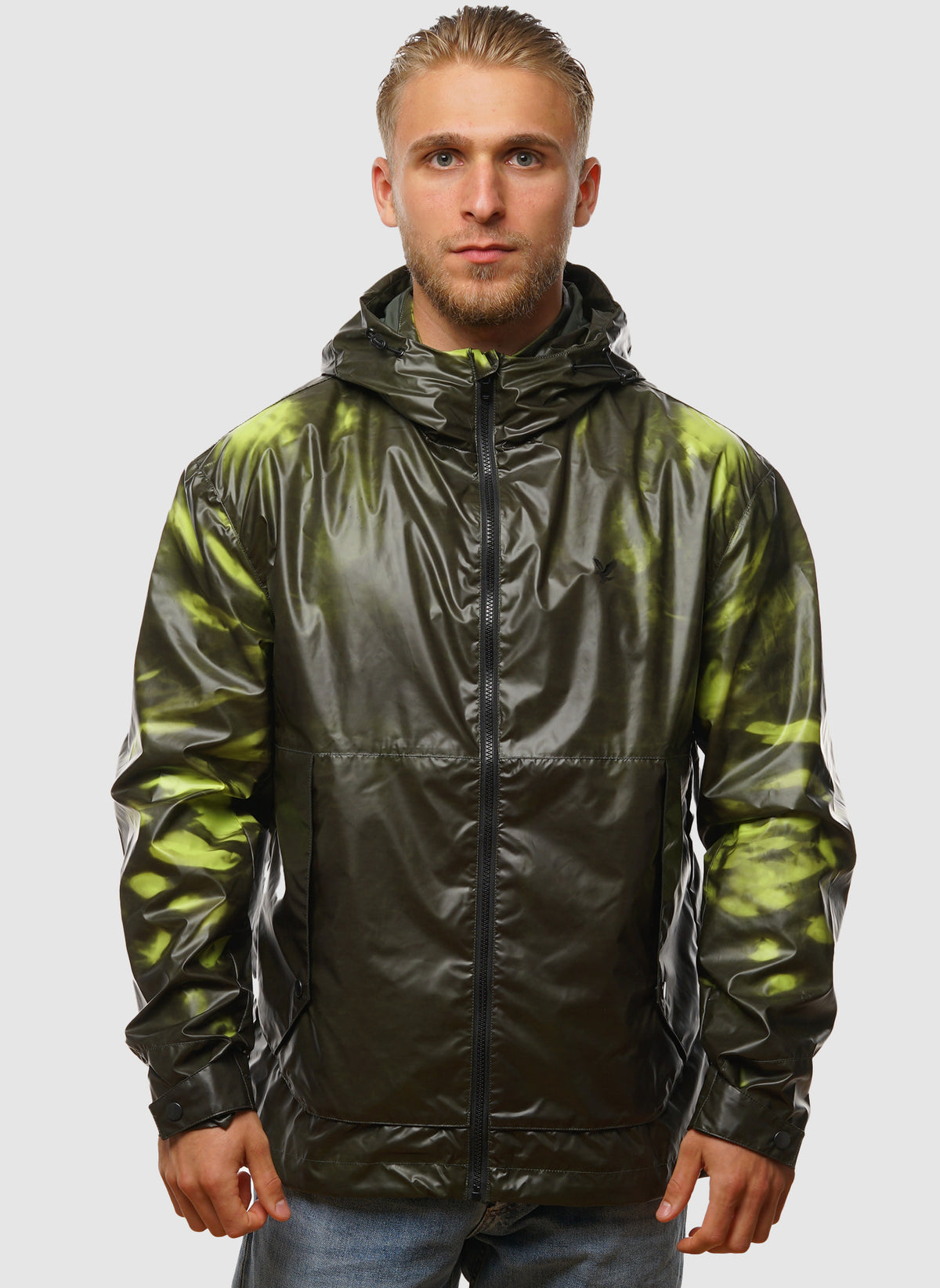 Heat Reactive Shell Jacket - Dark Sediment/Laser Beam