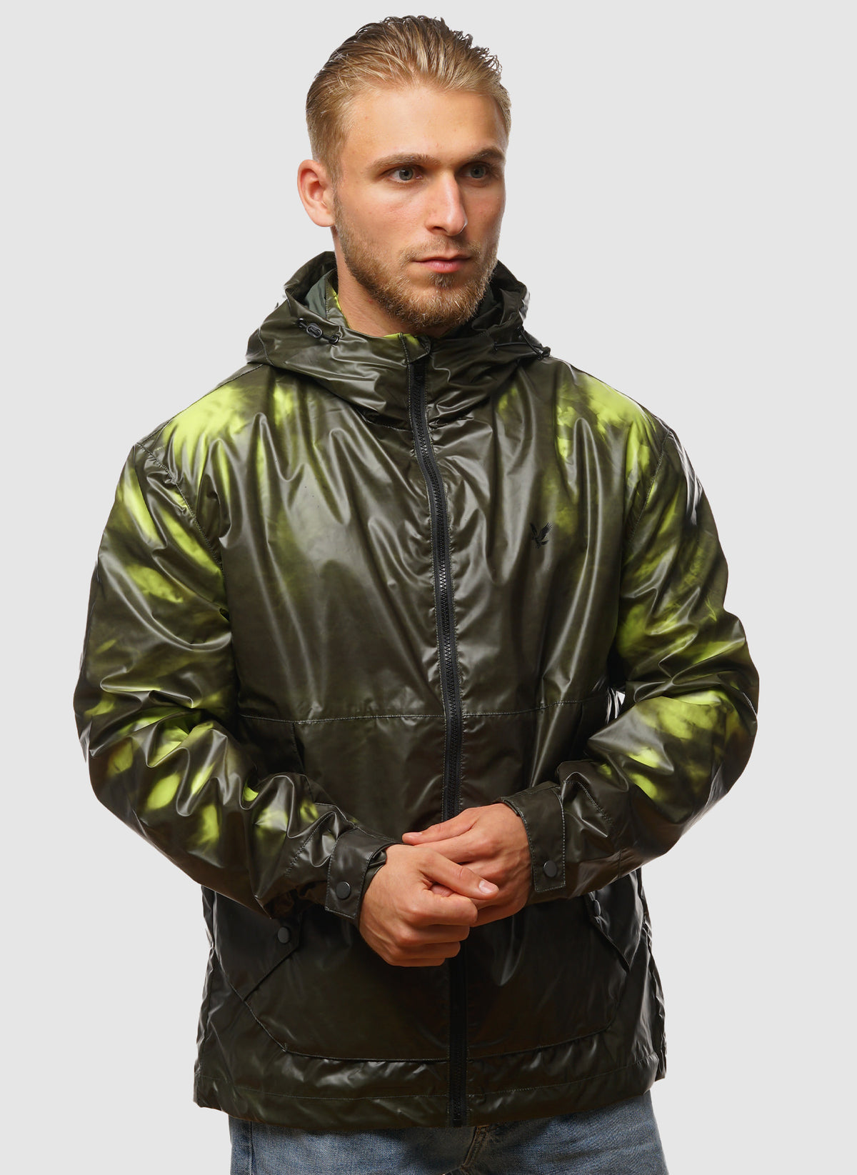Heat Reactive Shell Jacket - Dark Sediment/Laser Beam