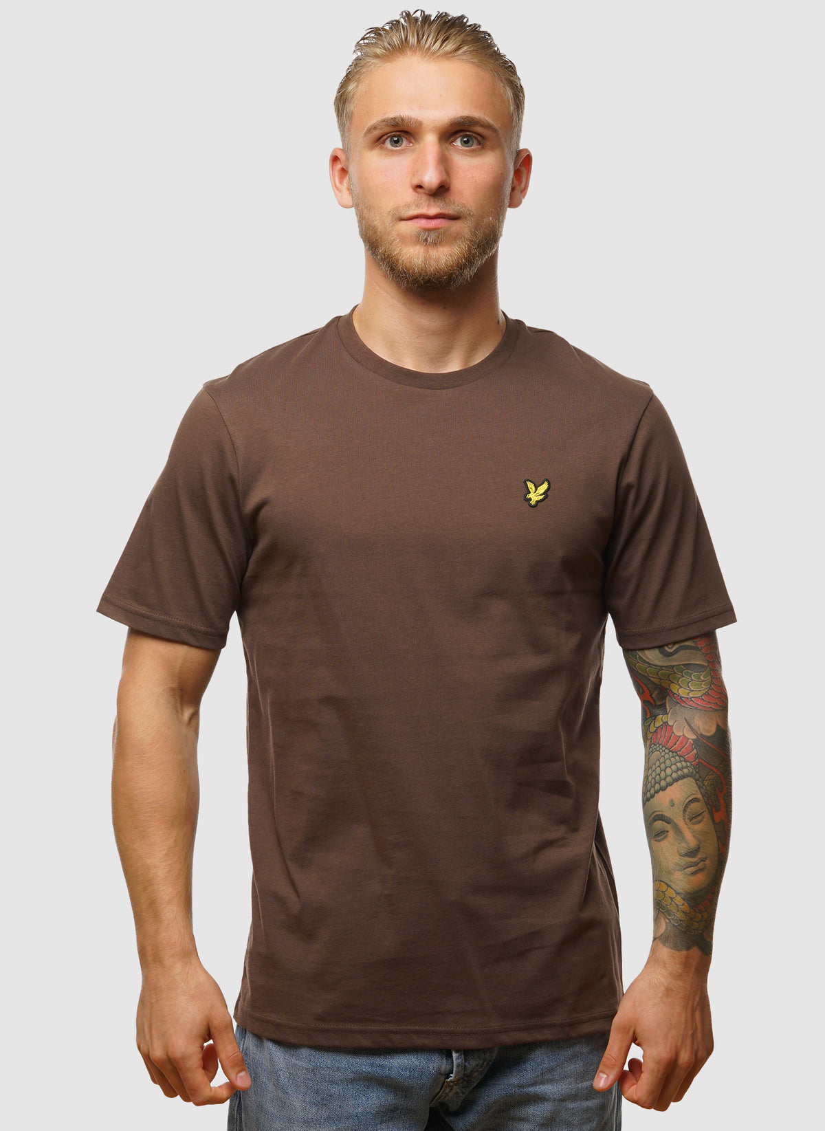 Plain T-Shirt - Deep Sepia