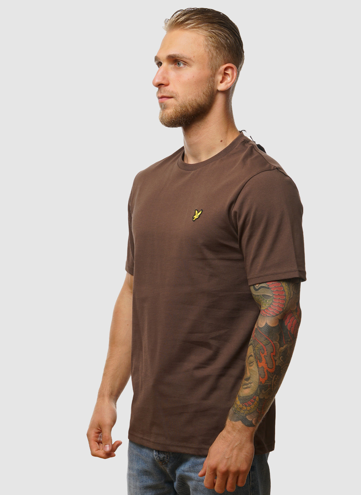 Plain T-Shirt - Deep Sepia