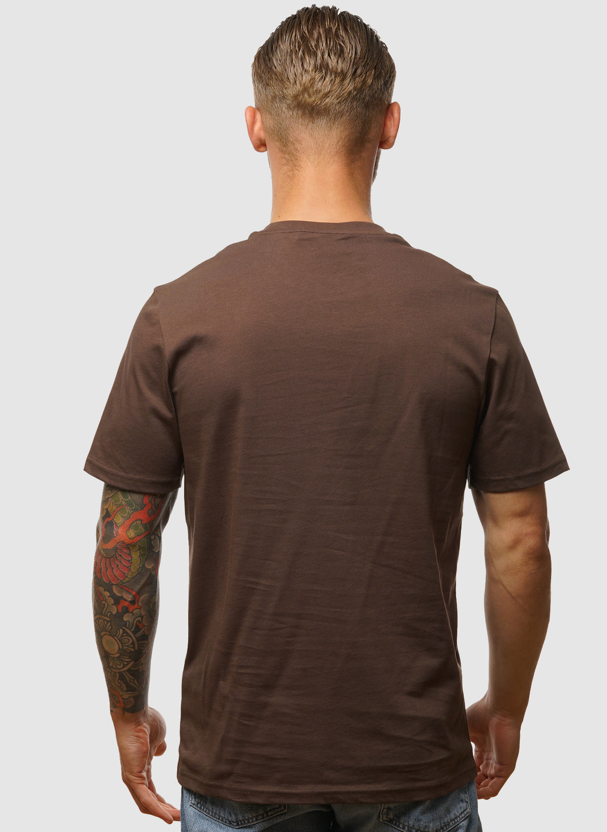 Plain T-Shirt - Deep Sepia