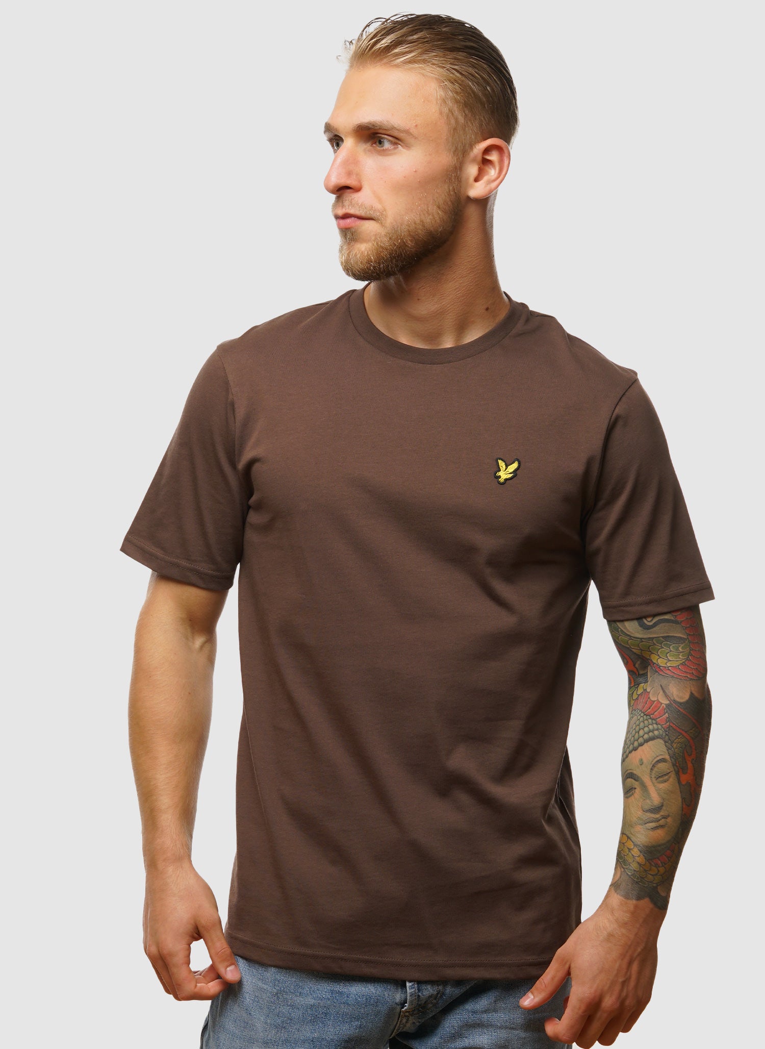 Plain T-Shirt - Deep Sepia