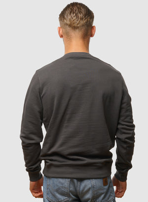 Crew Neck Sweatshirt - Gunmetal