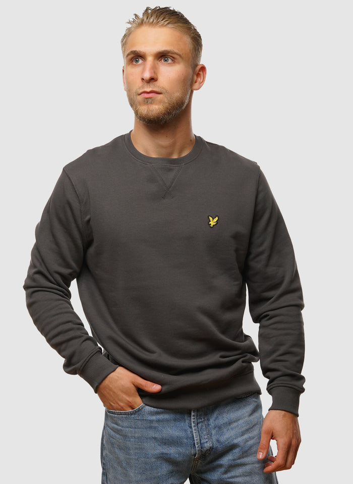 Crew Neck Sweatshirt - Gunmetal