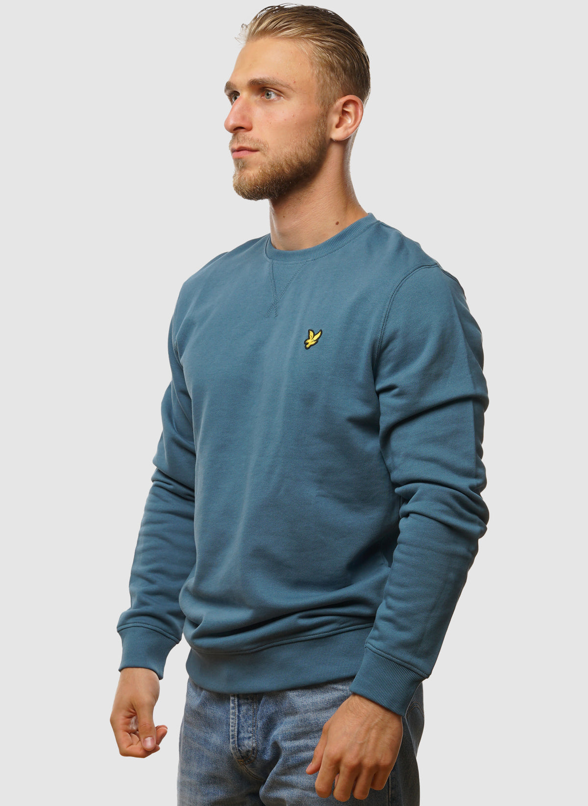 Crew Neck Sweatshirt - Deep Water
