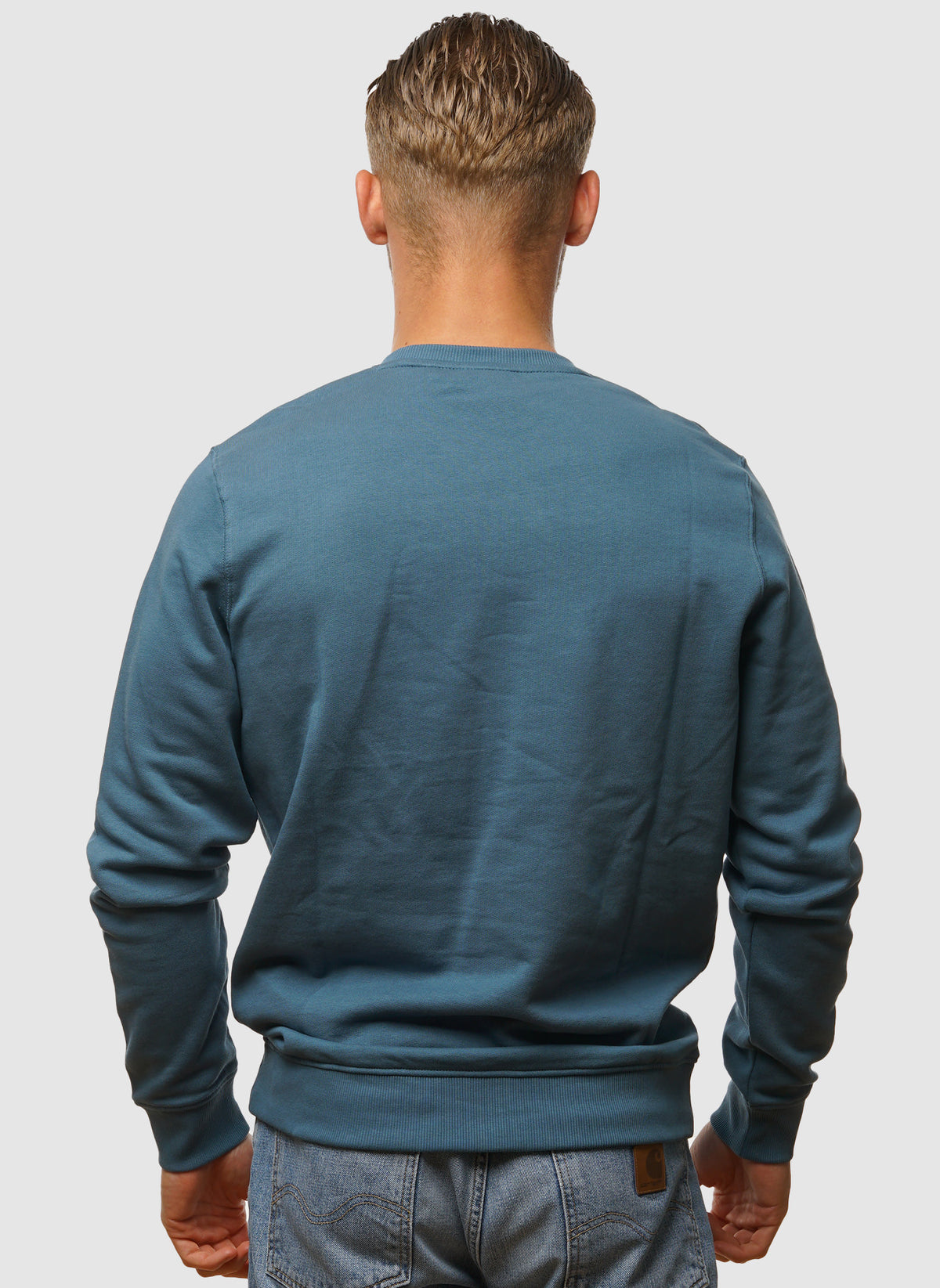 Crew Neck Sweatshirt - Deep Water