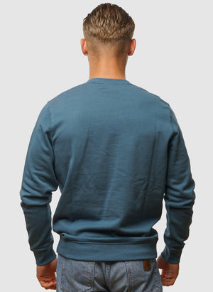 Crew Neck Sweatshirt - Deep Water