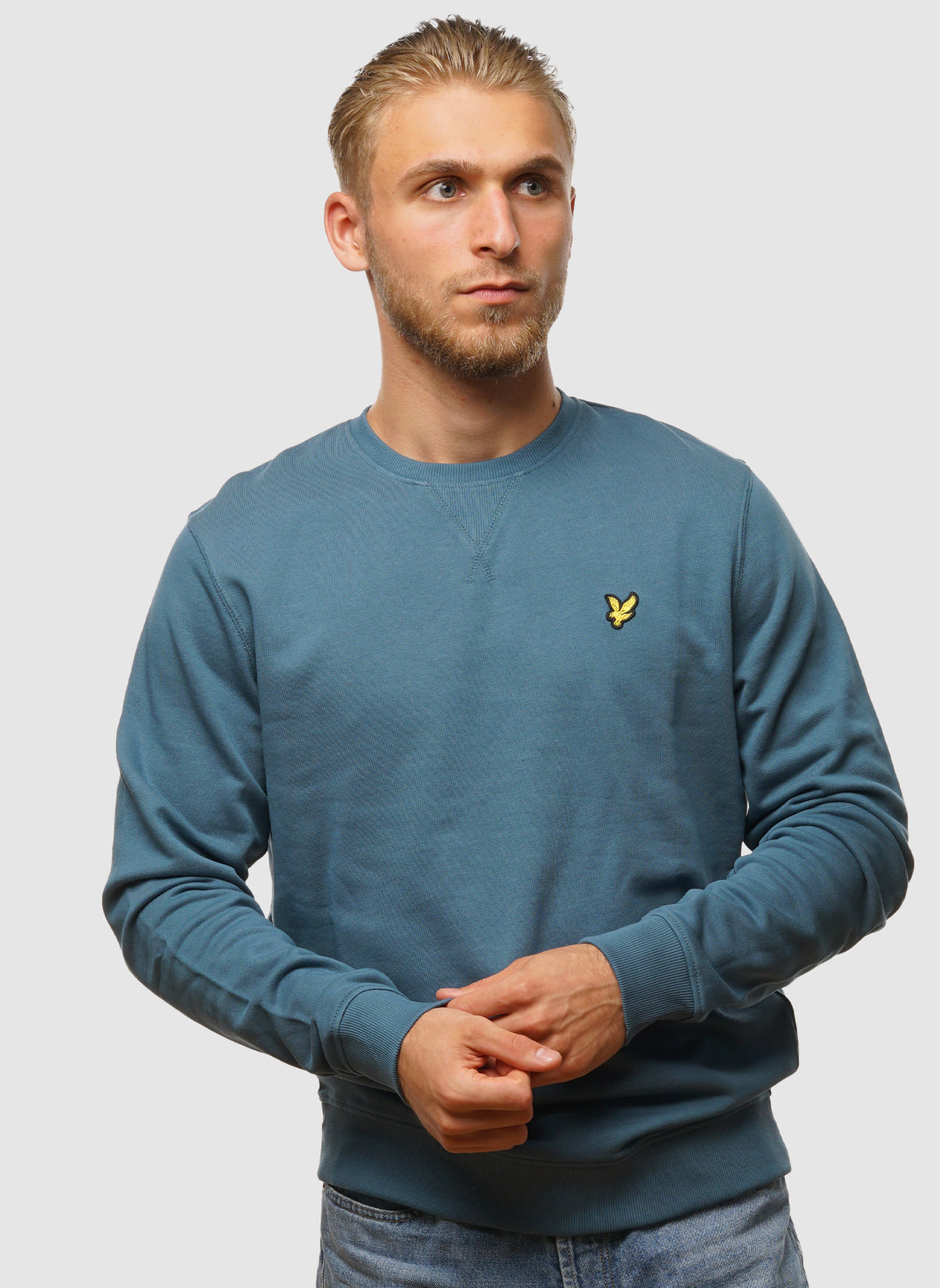 Crew Neck Sweatshirt - Deep Water