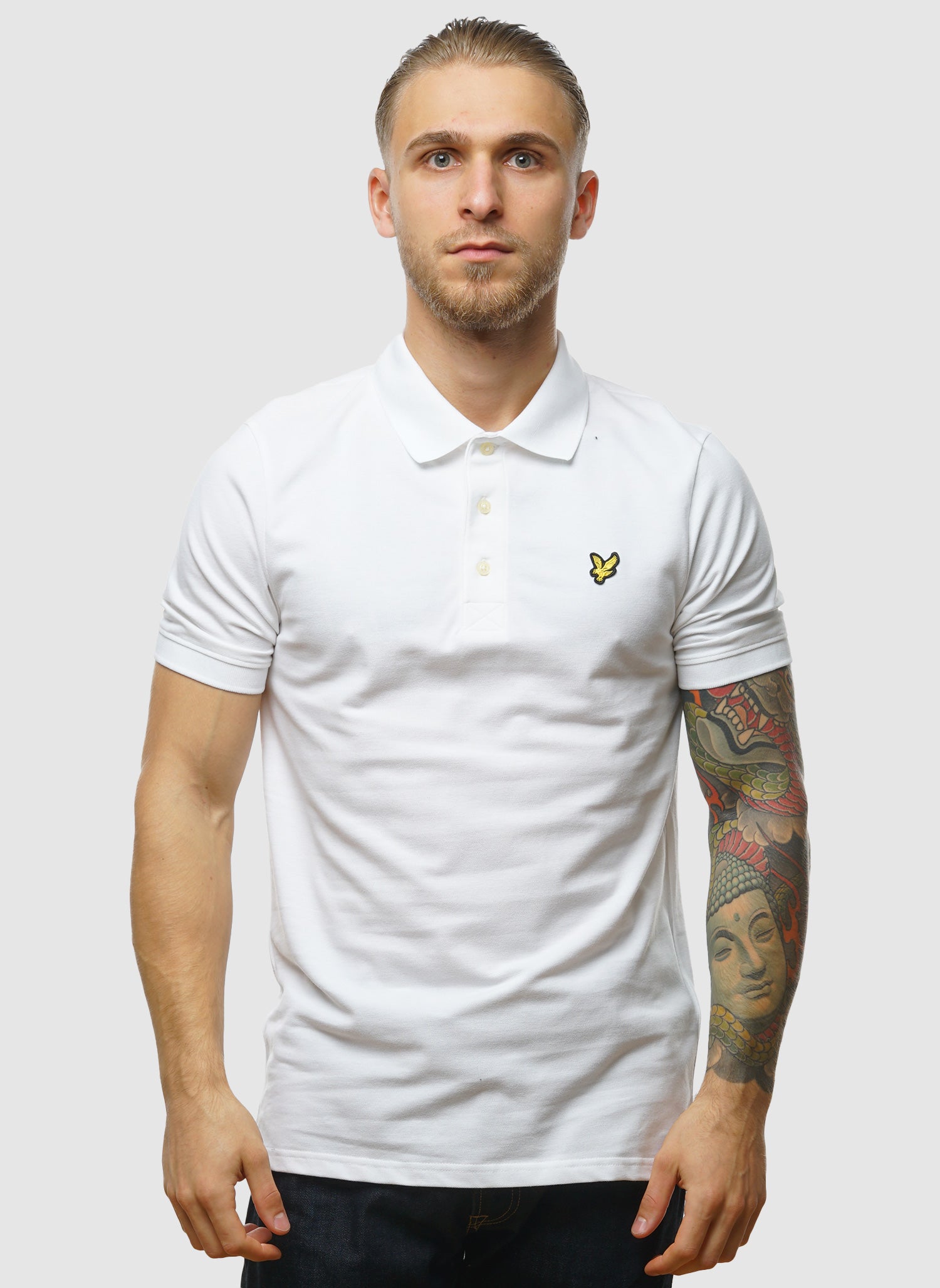Plain Poloshirt - White