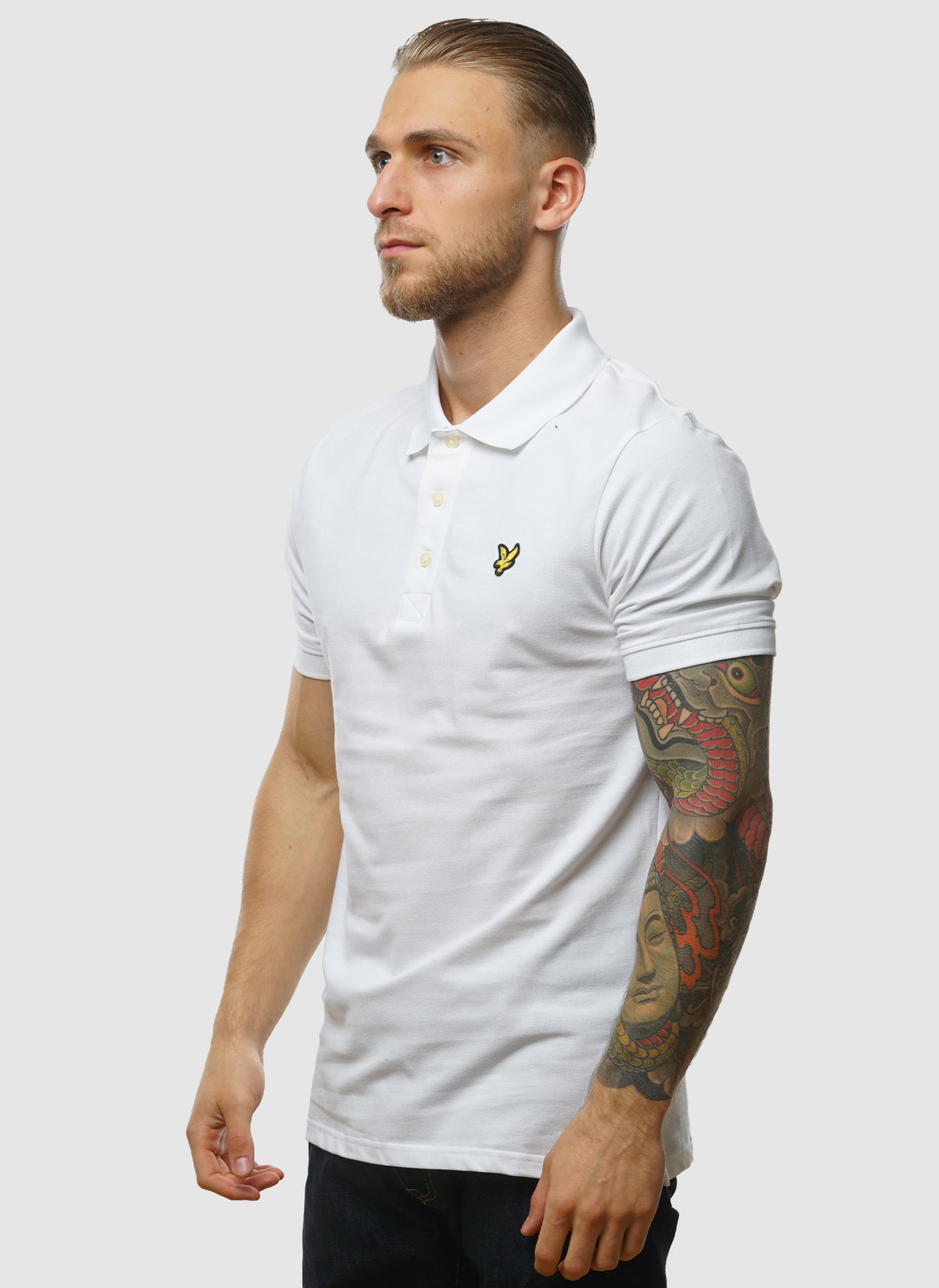 Plain Poloshirt - White