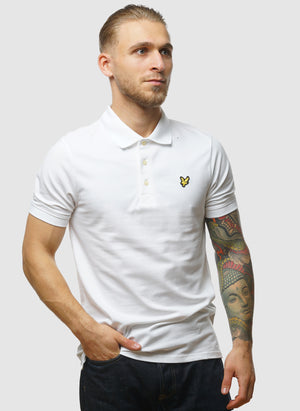 Plain Poloshirt - White