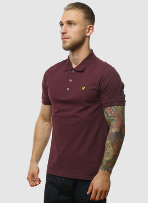 Plain Poloshirt - Burgundy