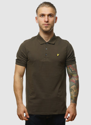 Plain Poloshirt - Olive