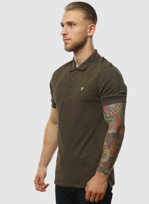 Plain Poloshirt - Olive
