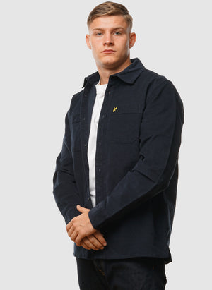 Corduroy Hemd - Dark Navy
