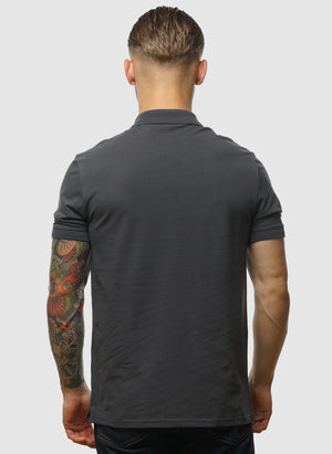 Plain Poloshirt - Gunmetal