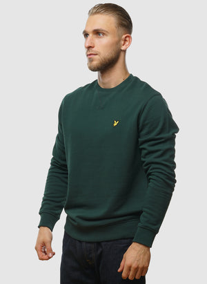Crew Neck Sweatshirt - Dark Green
