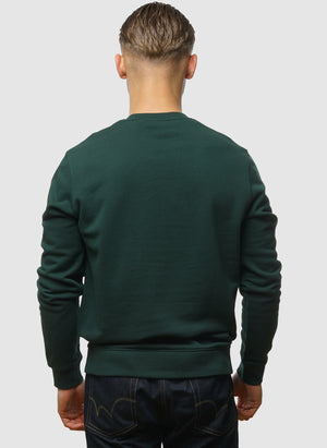 Crew Neck Sweatshirt - Dark Green