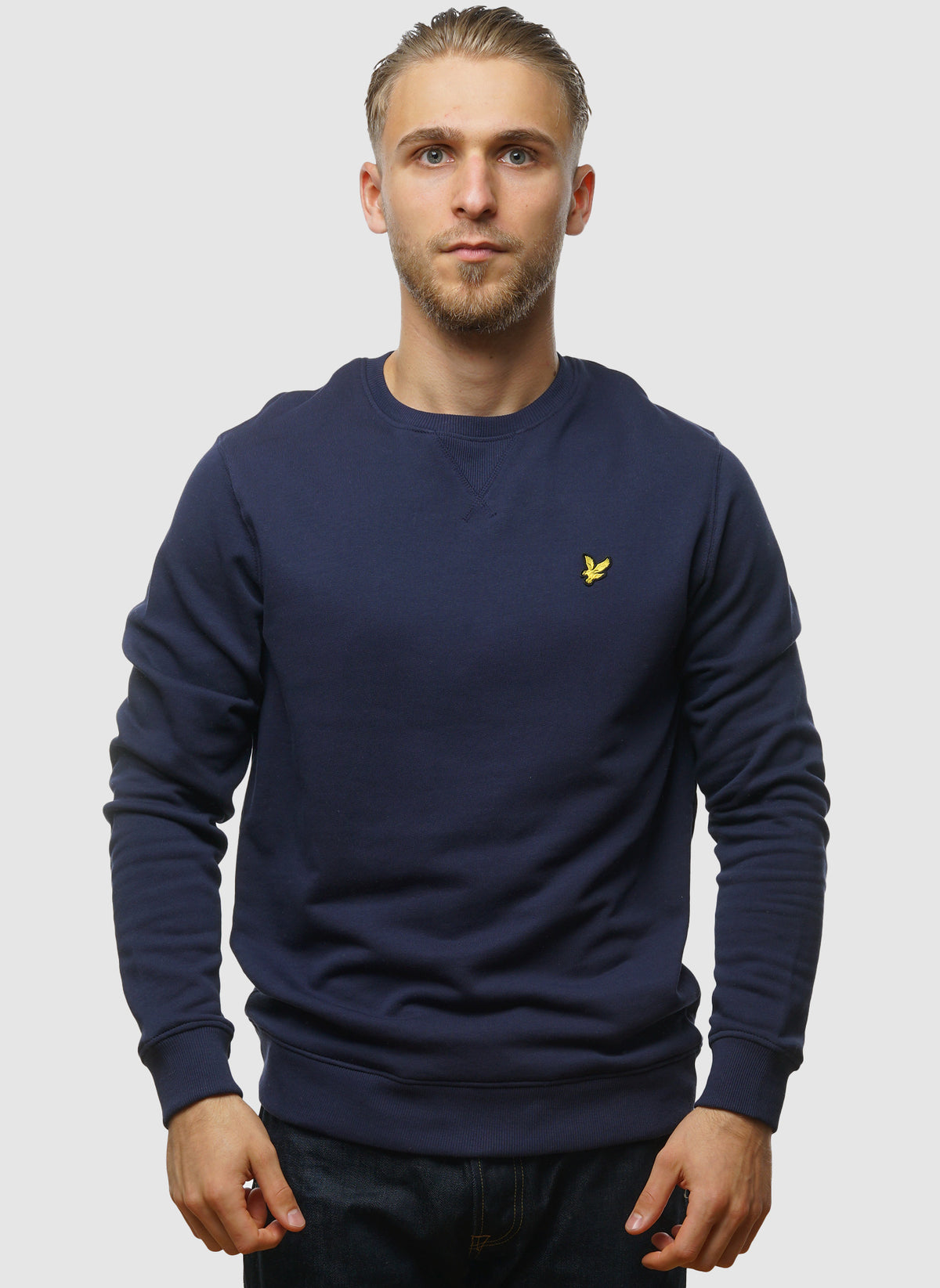Crew Neck Sweatshirt - Navy