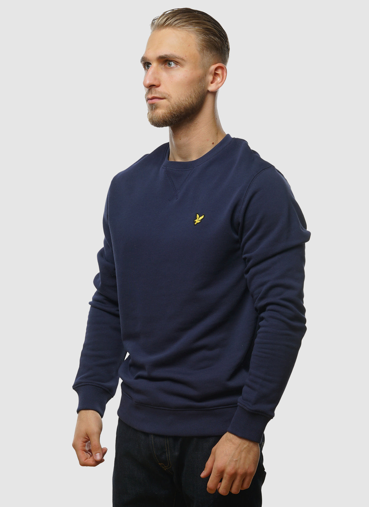 Crew Neck Sweatshirt - Navy